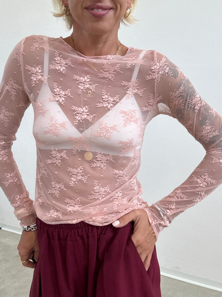 TSHIRT MAILA PIZZO CIPRIA