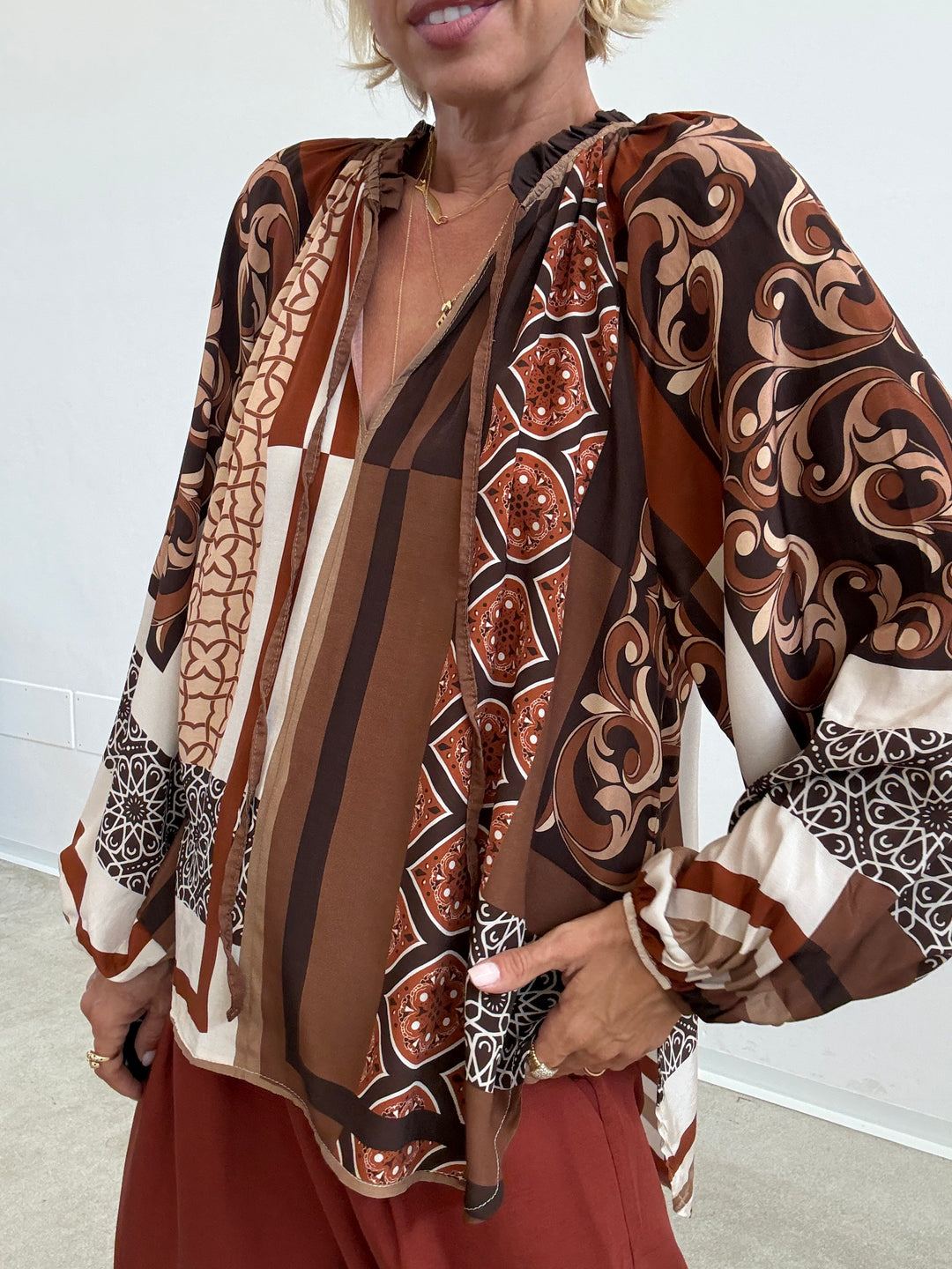 BLUSA FANTASIA MAIOLICHE