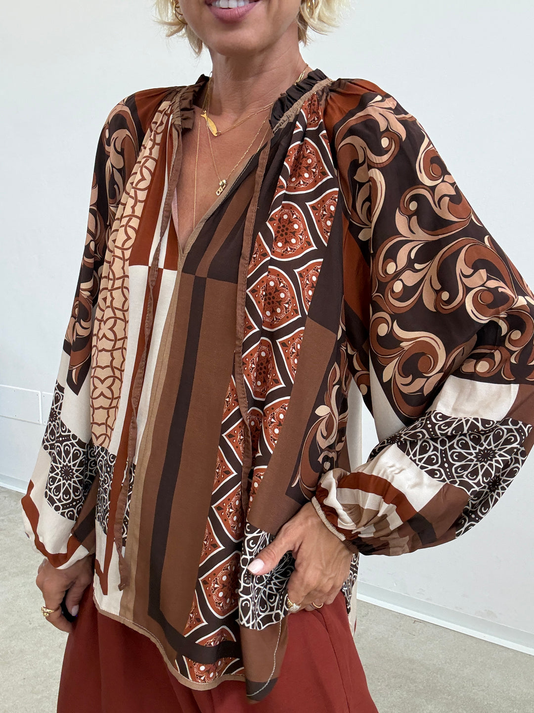 BLUSA FANTASIA MAIOLICHE