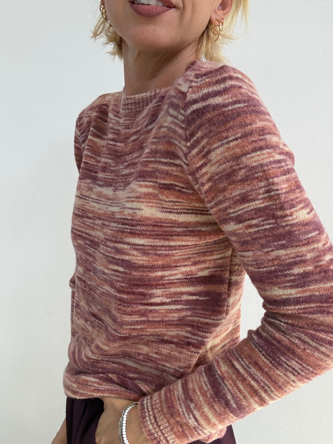 PULL FRANCA MIX OLD ROSE