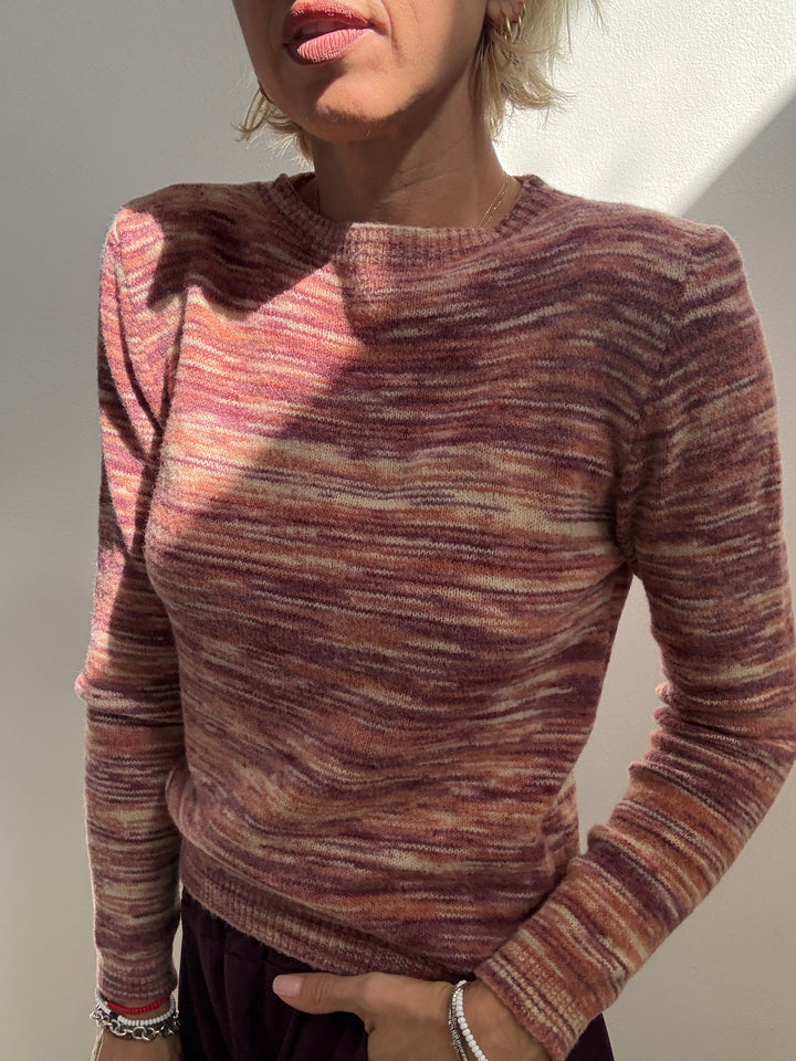 PULL FRANCA MIX OLD ROSE