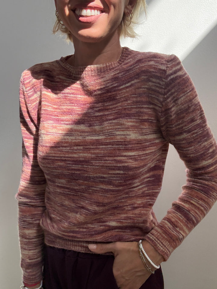 PULL FRANCA MIX OLD ROSE