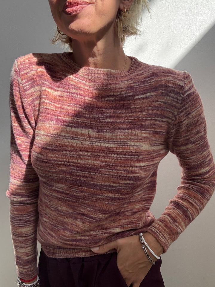 PULL FRANCA MIX OLD ROSE