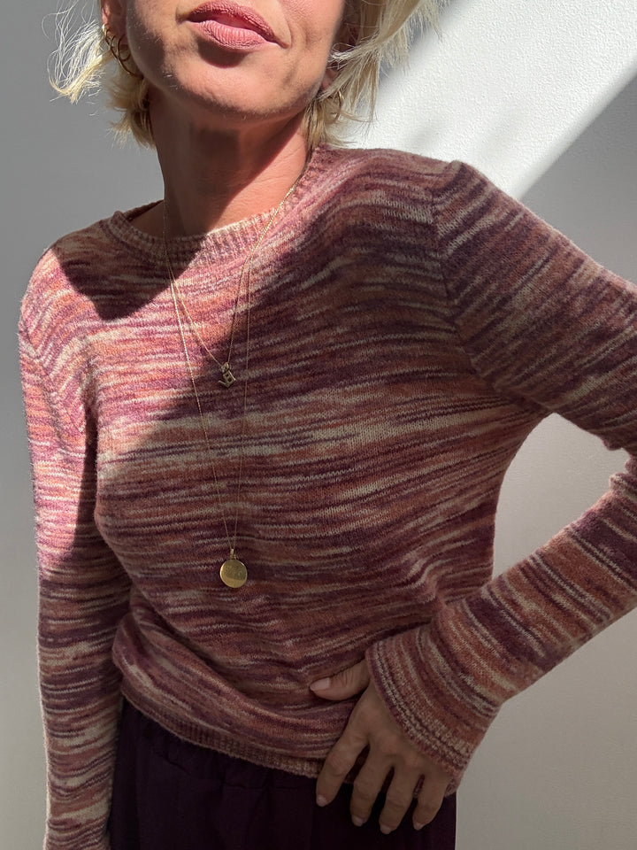 PULL FRANCA MIX OLD ROSE