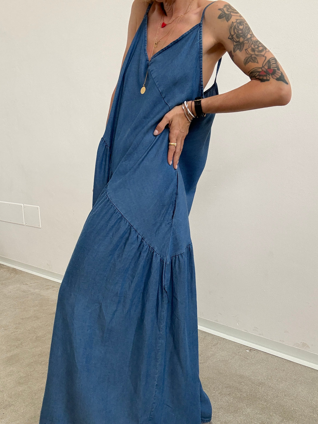 MAXI JUMPSUIT CHAMBRIE