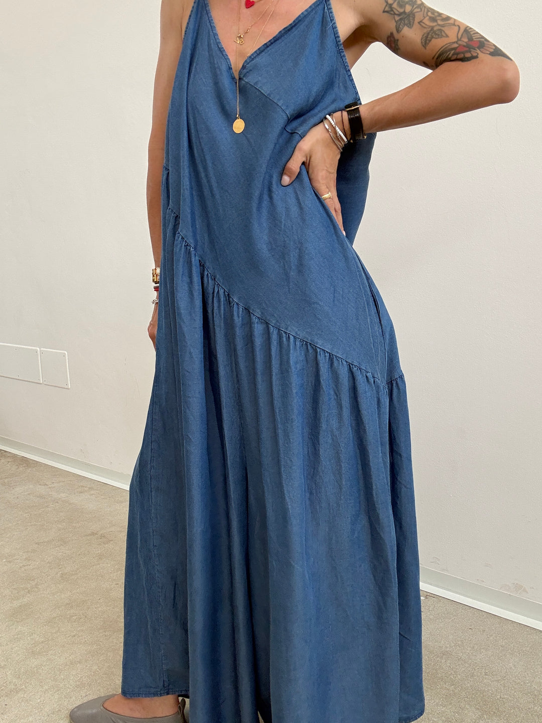 MAXI JUMPSUIT CHAMBRIE