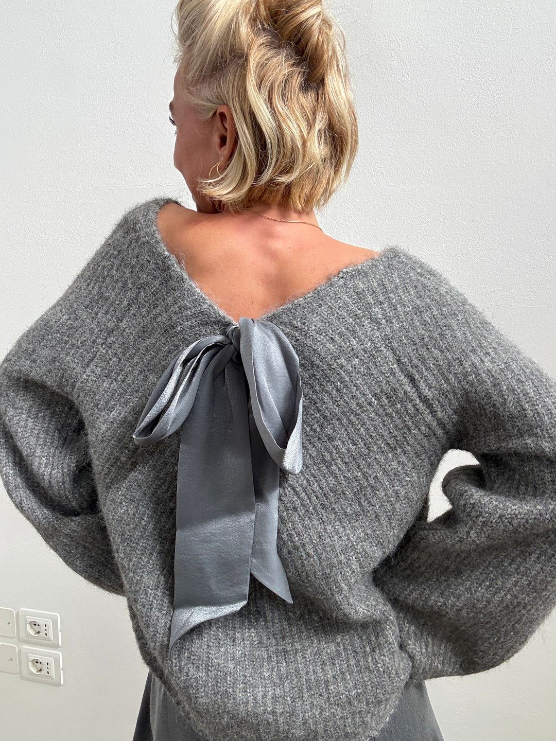 PULL FIOCCO GRIGIO MEDIO