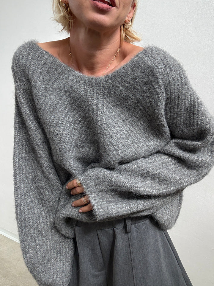 PULL FIOCCO GRIGIO MEDIO