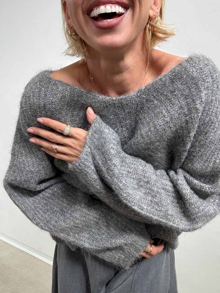 PULL FIOCCO GRIGIO MEDIO