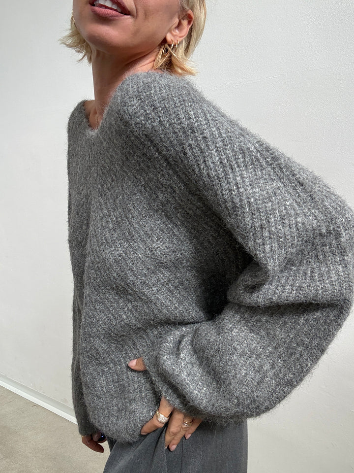 PULL FIOCCO GRIGIO MEDIO