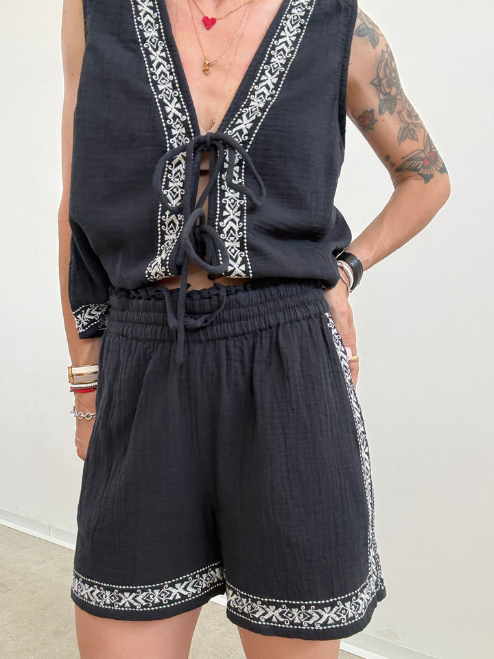 GILET ZAIRA MUSSOLA NERA