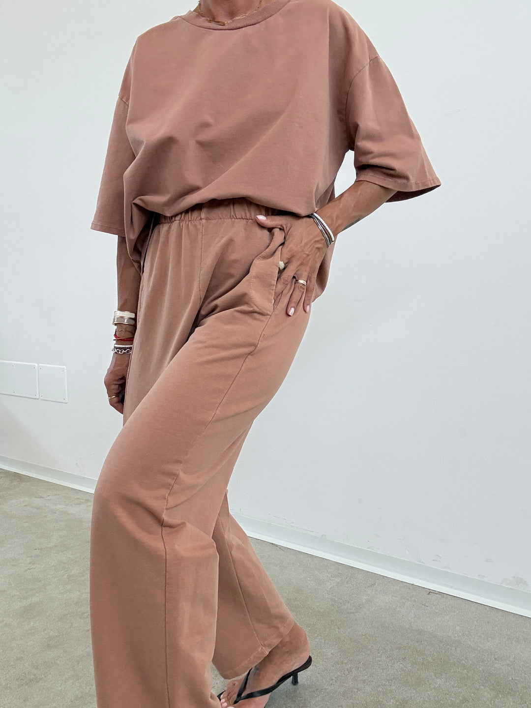 PANTALONE IVANA OLD ROSE