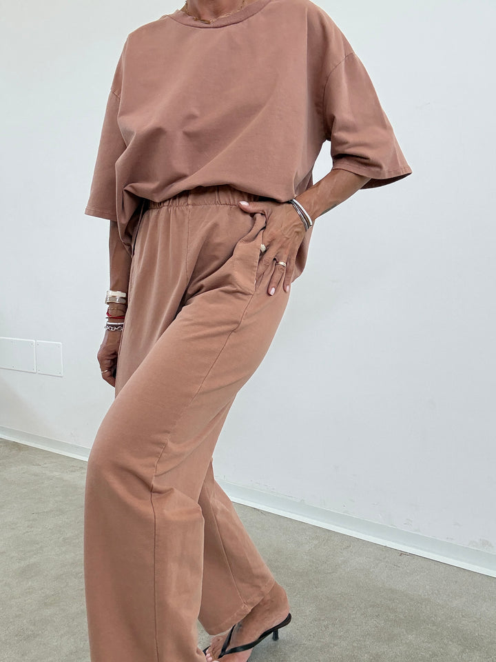 PANTALONE IVANA OLD ROSE