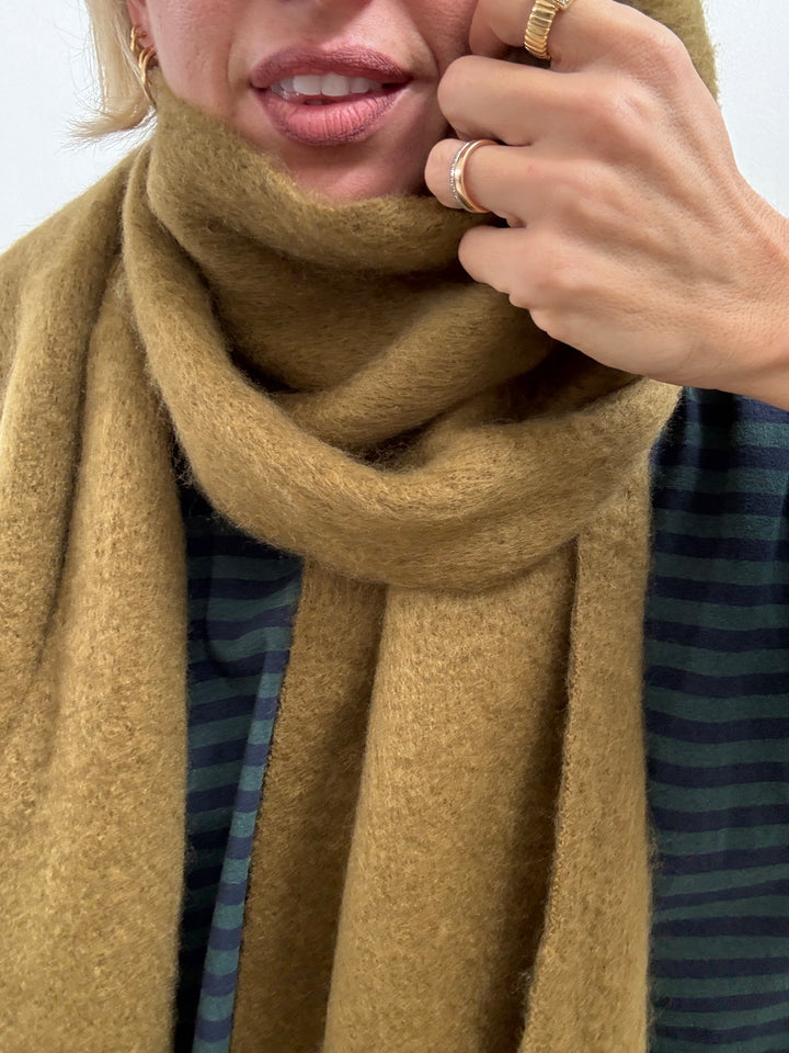 SCIARPA LESLIE KHAKI
