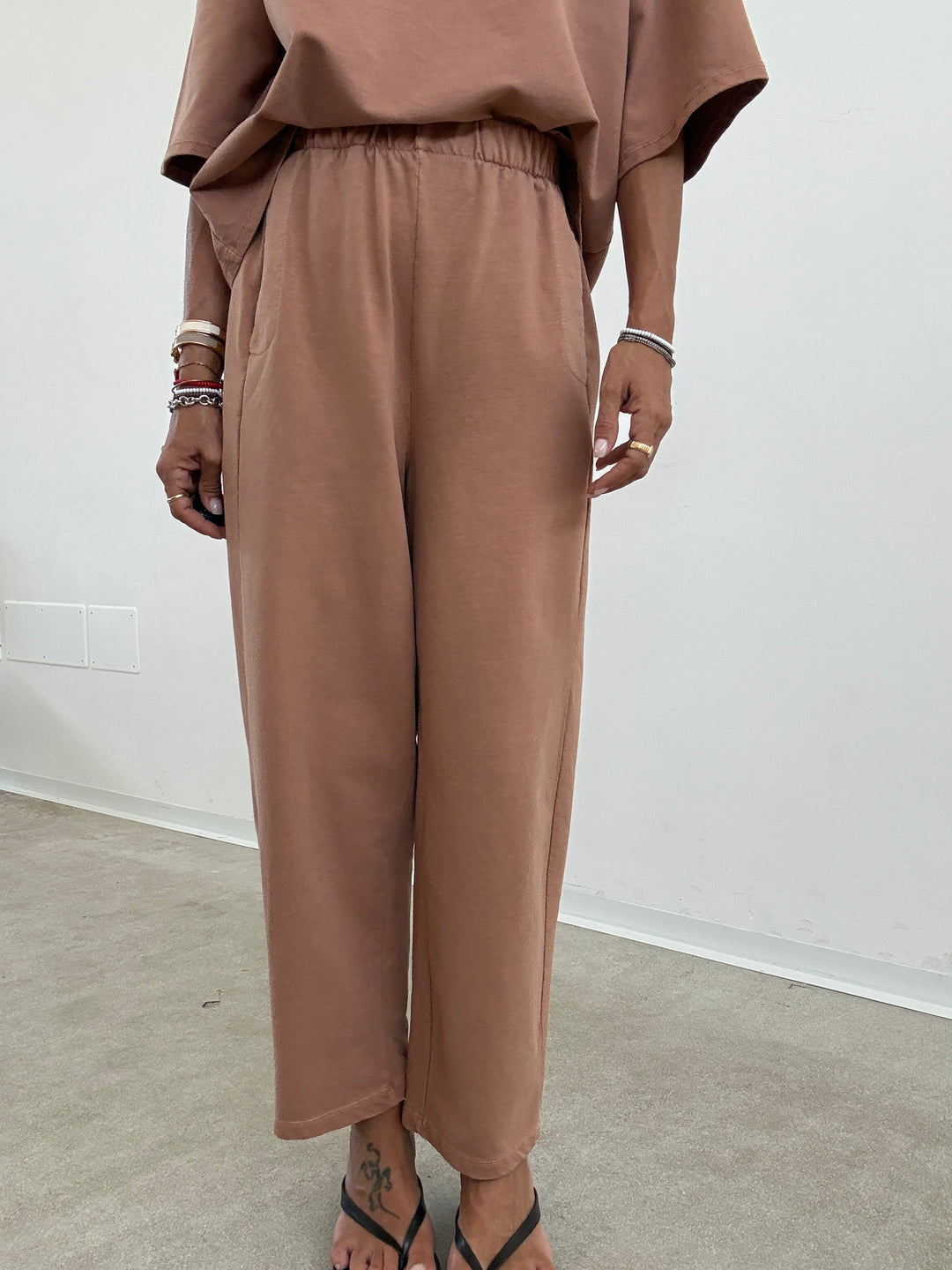 PANTALONE IVANA OLD ROSE