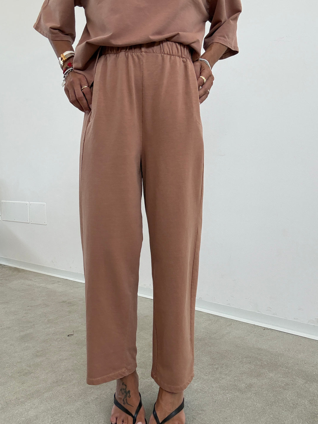 PANTALONE IVANA OLD ROSE