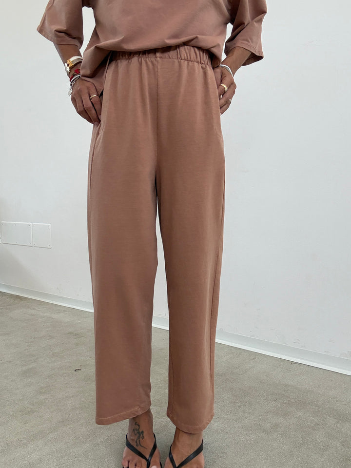 PANTALONE IVANA OLD ROSE