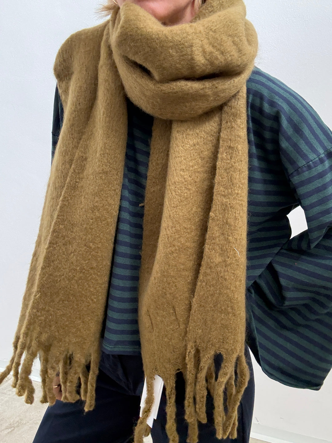SCIARPA LESLIE KHAKI