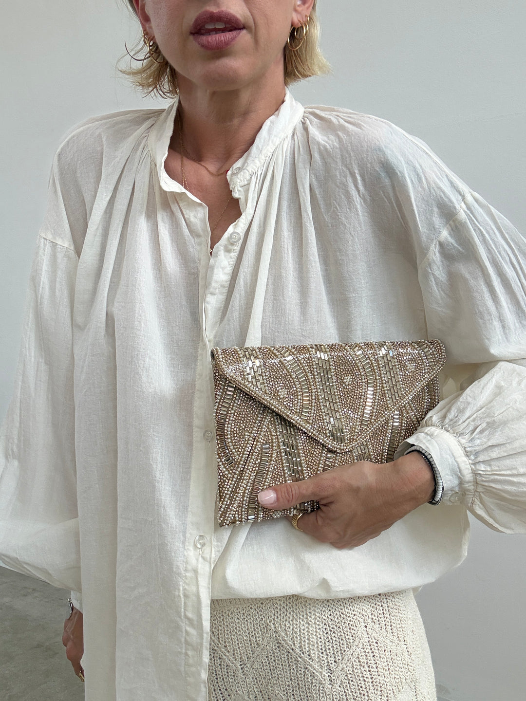 POCHETTE BUSTA ORO
