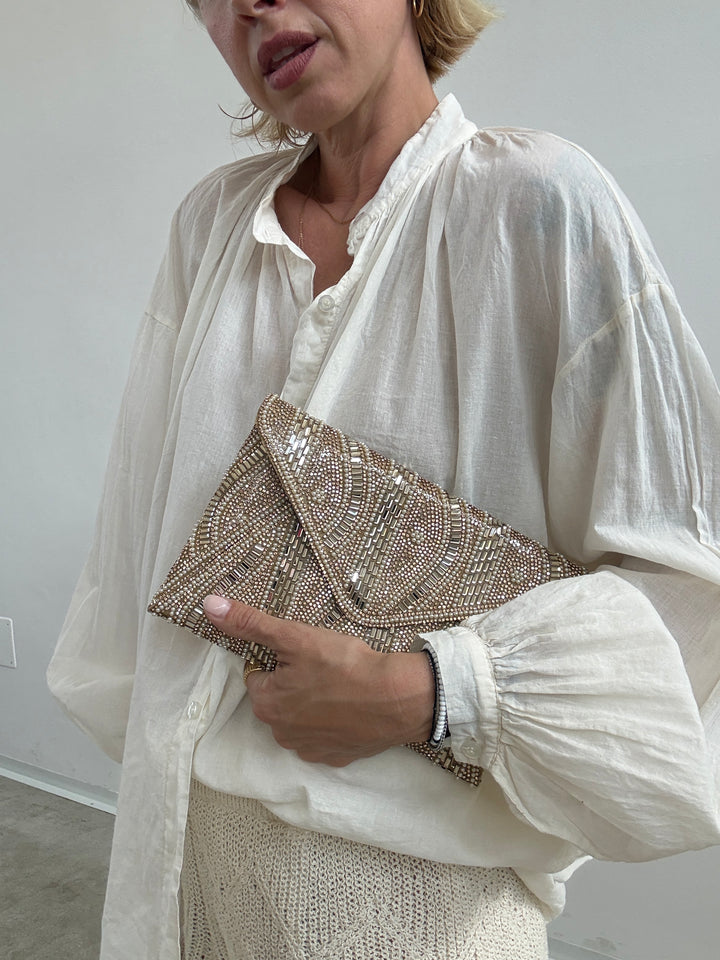 POCHETTE BUSTA ORO