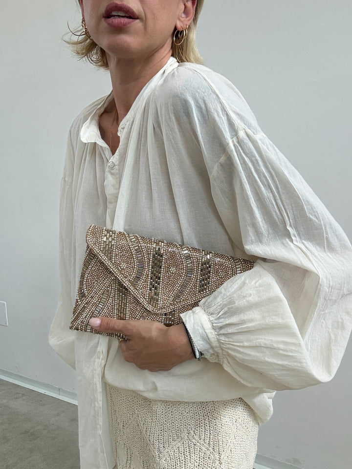 POCHETTE BUSTA ORO
