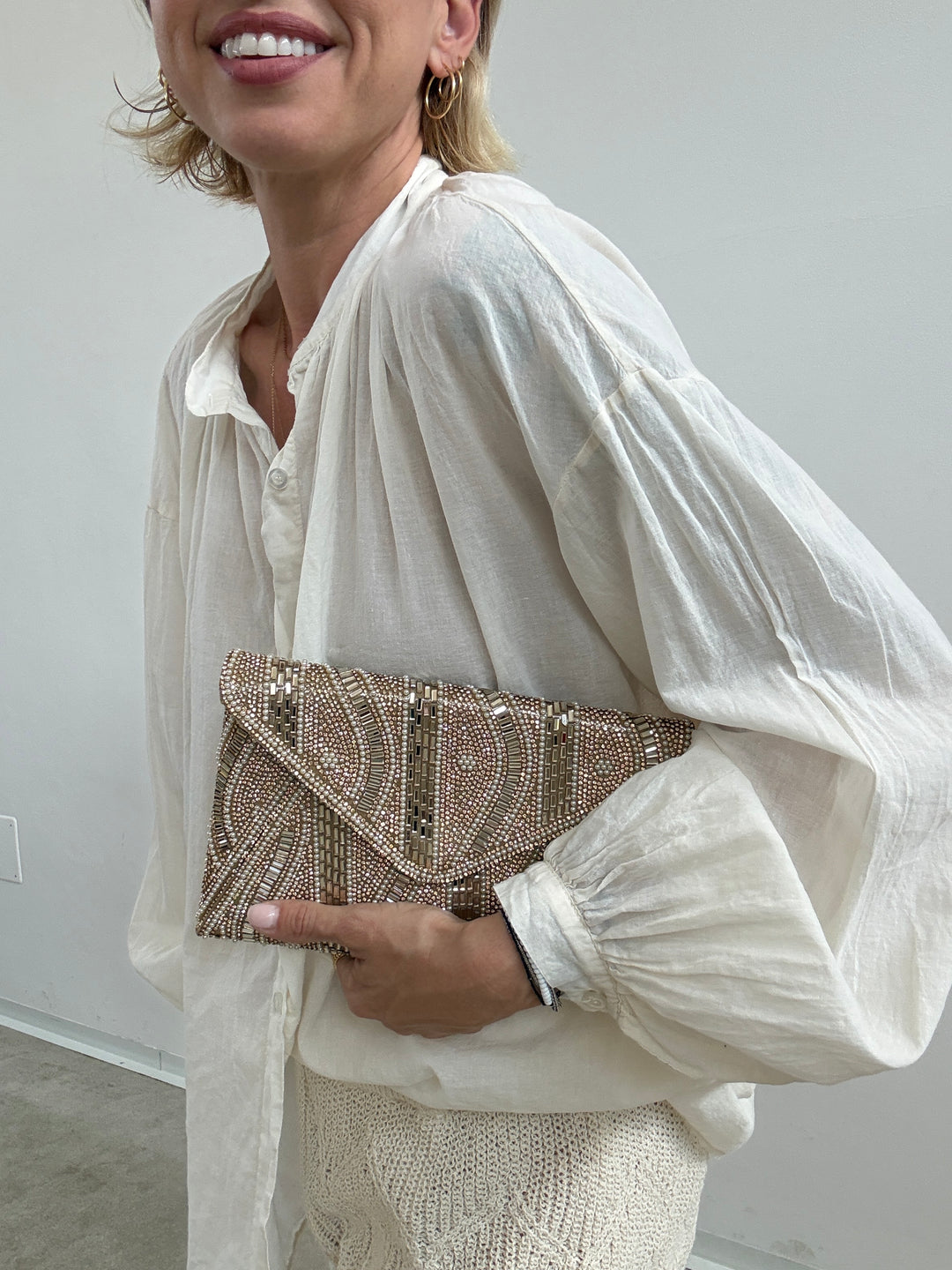 POCHETTE BUSTA ORO