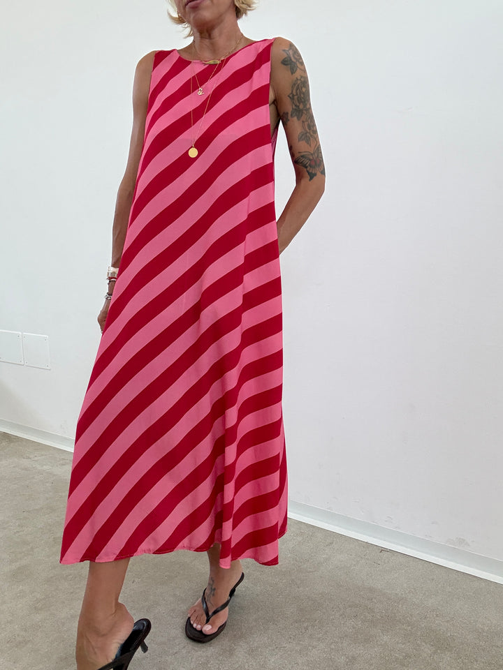 ABITO RIGONI ROSSO/ROSA