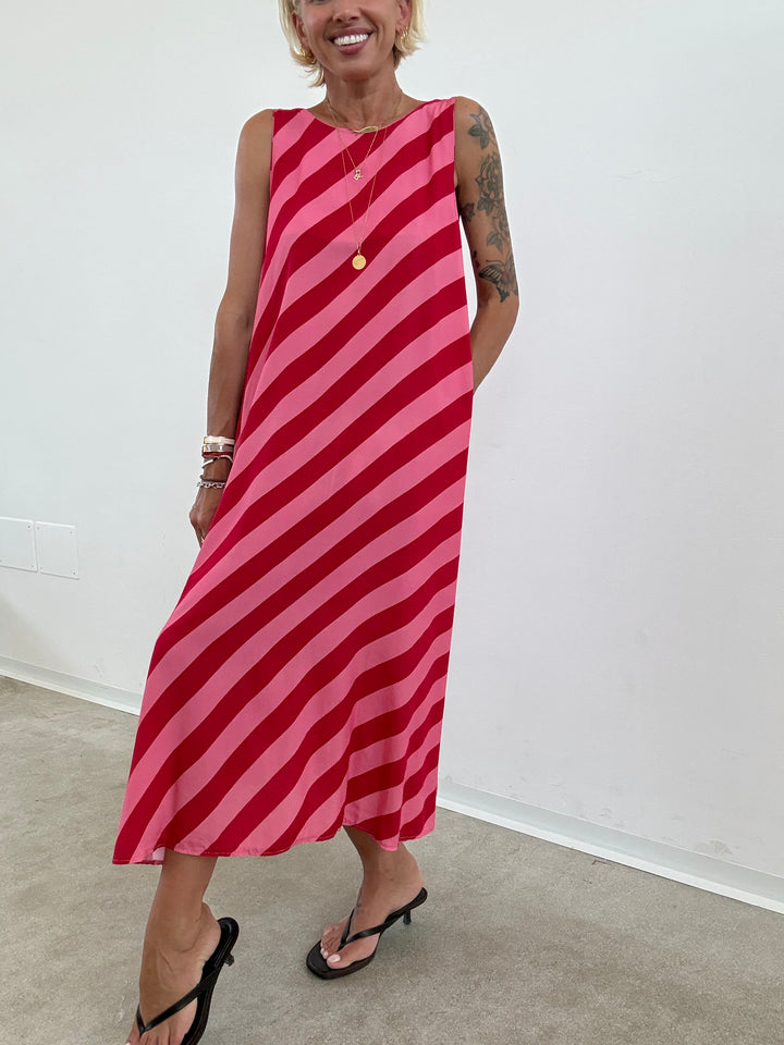 ABITO RIGONI ROSSO/ROSA