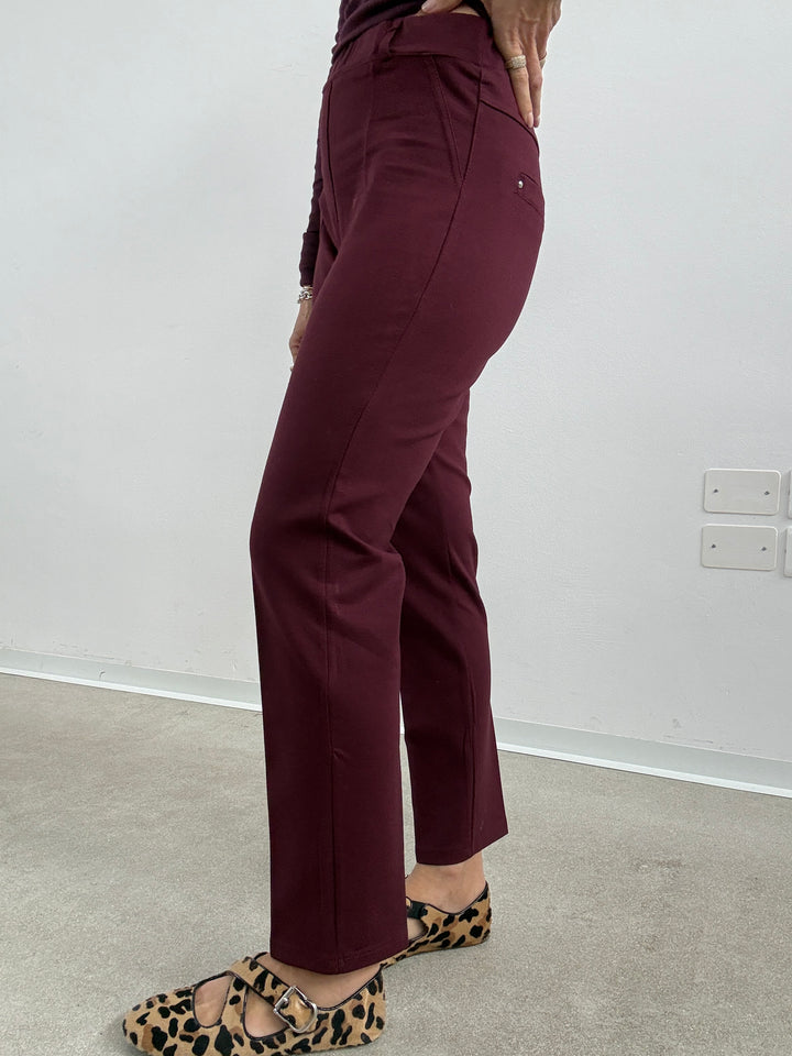 PANTA CARLOTTA STRETCH VINO