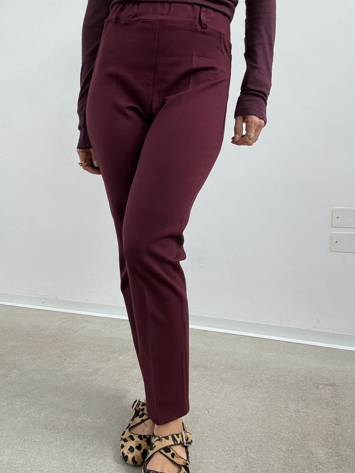 PANTA CARLOTTA STRETCH VINO