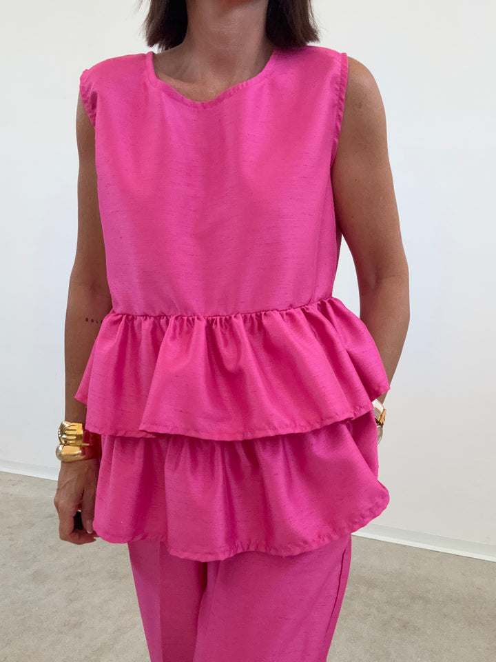 COMPLETO OLIMPIA BALZE FUCSIA