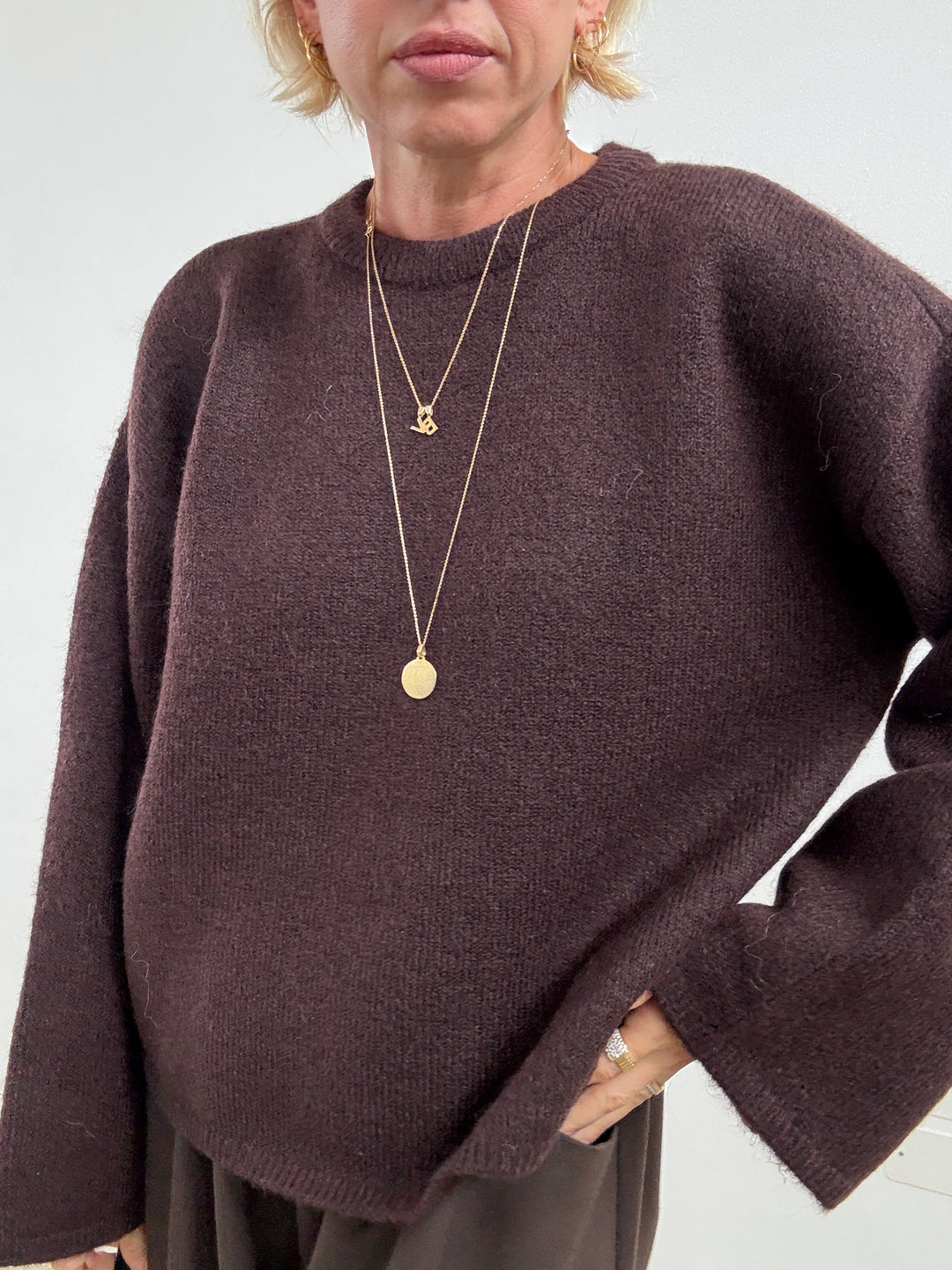 PULL DAISY CIOCCOLATO