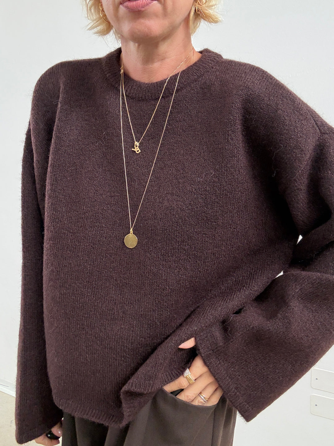 PULL DAISY CIOCCOLATO