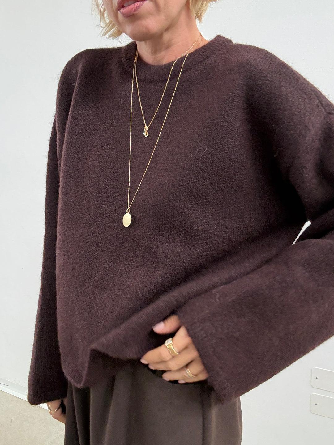 PULL DAISY CIOCCOLATO