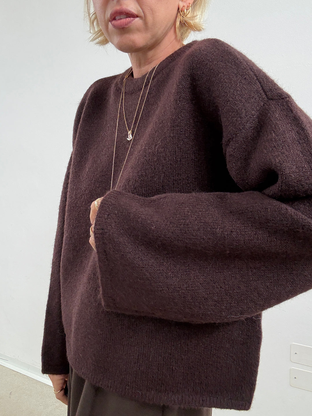 PULL DAISY CIOCCOLATO