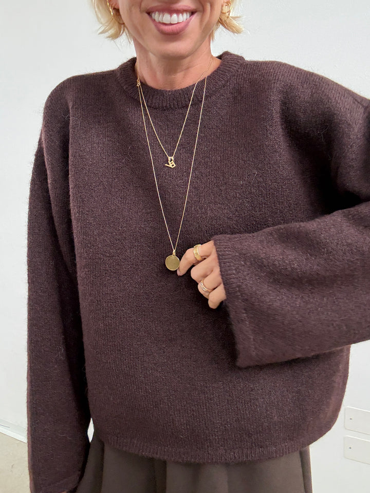 PULL DAISY CIOCCOLATO