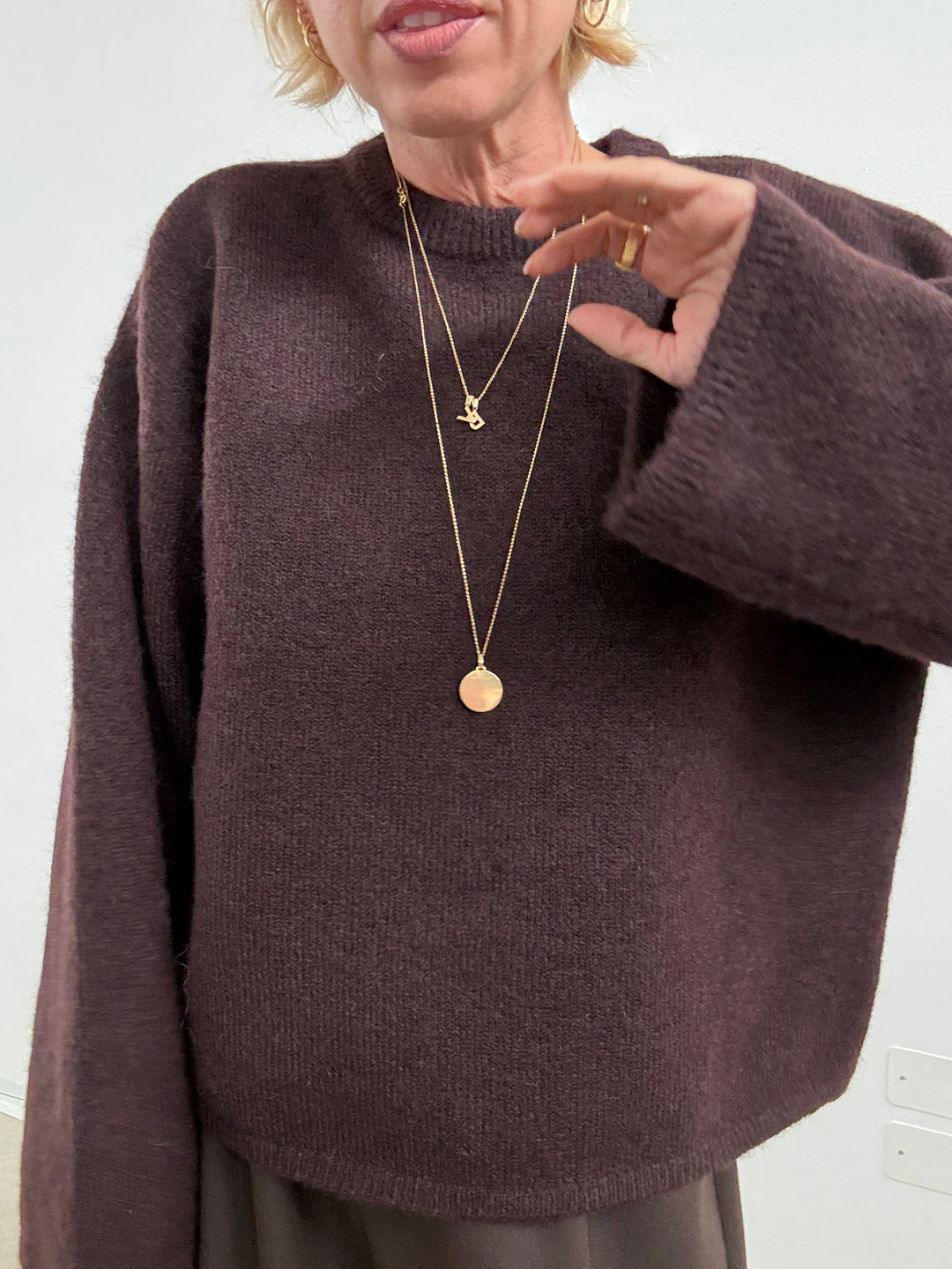 PULL DAISY CIOCCOLATO