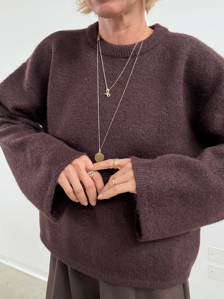 PULL DAISY CIOCCOLATO
