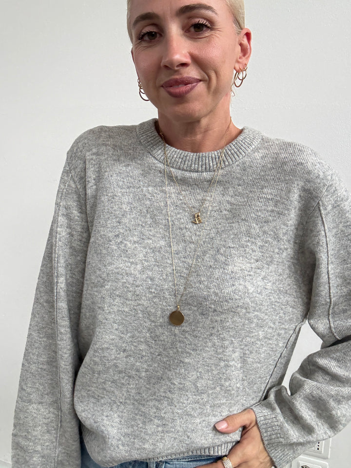 PULL VALE GRIGIO MELANGE