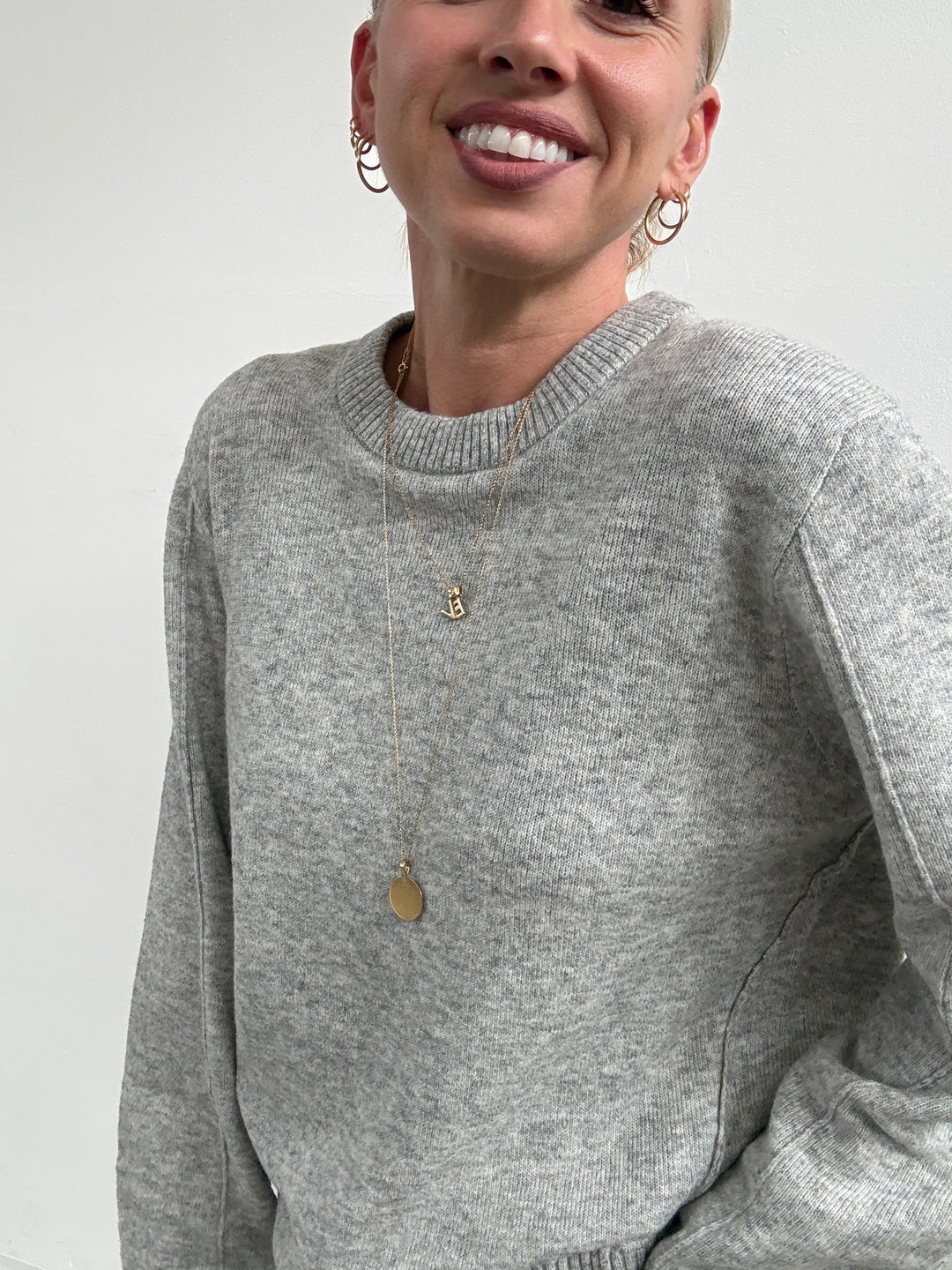 PULL VALE GRIGIO MELANGE