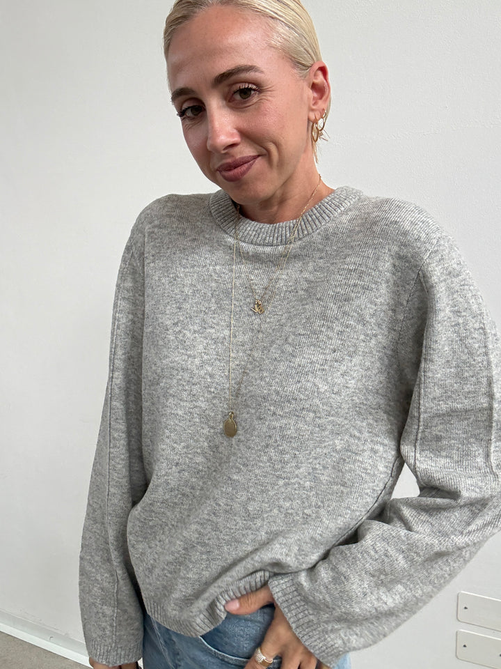 PULL VALE GRIGIO MELANGE