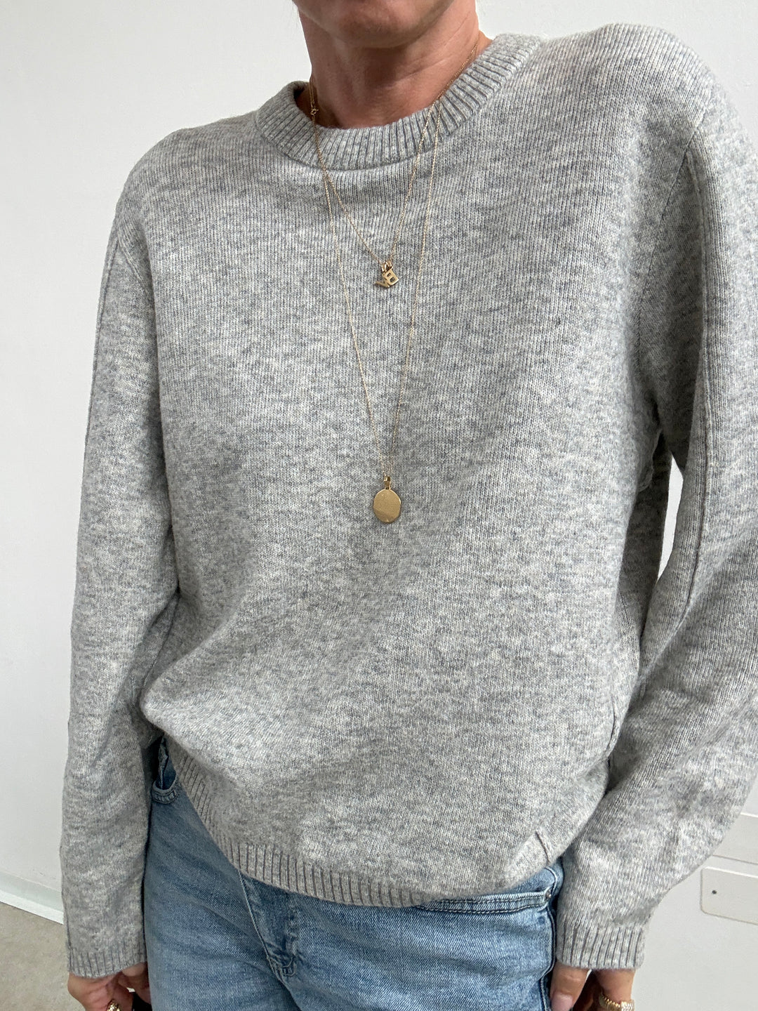 PULL VALE GRIGIO MELANGE