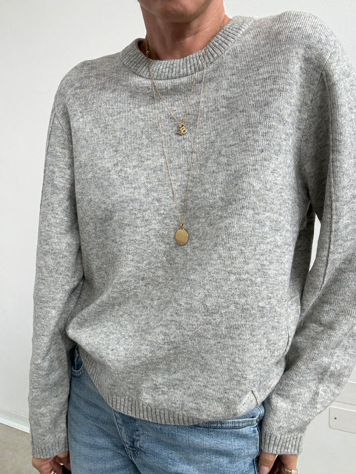 PULL VALE GRIGIO MELANGE