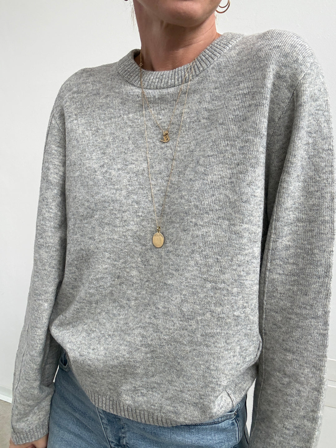 PULL VALE GRIGIO MELANGE