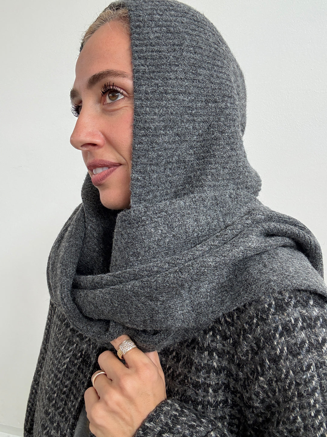 SCIARPA CAPPUCCIO DARKGREY