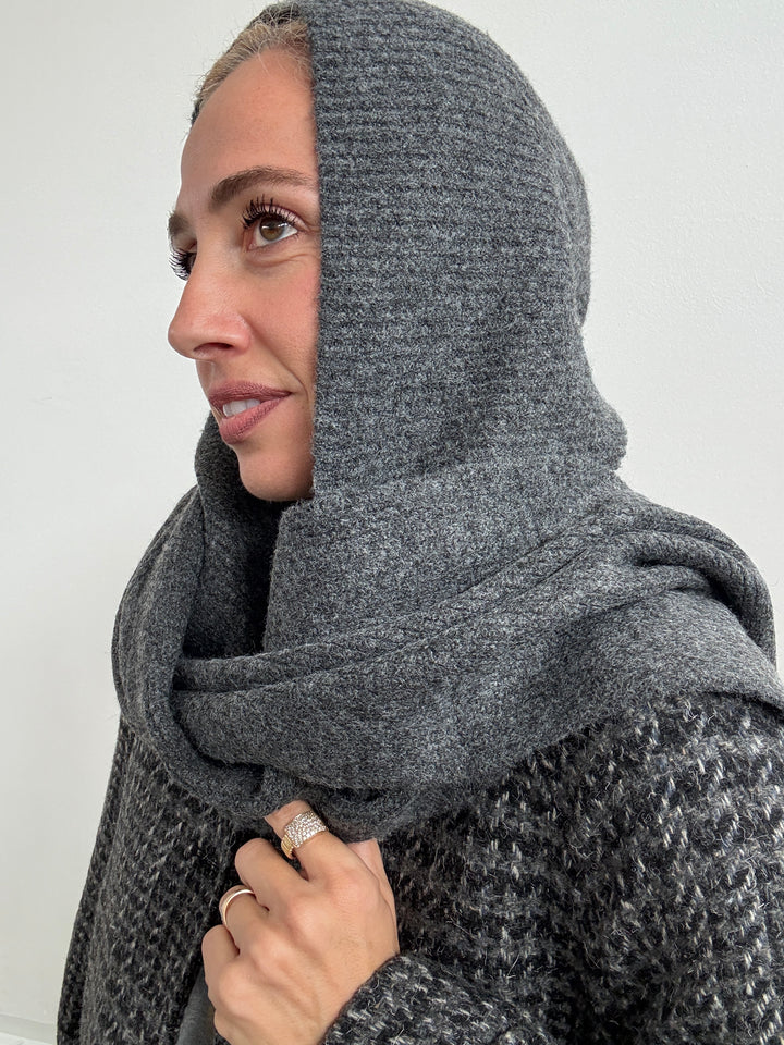 SCIARPA CAPPUCCIO DARKGREY