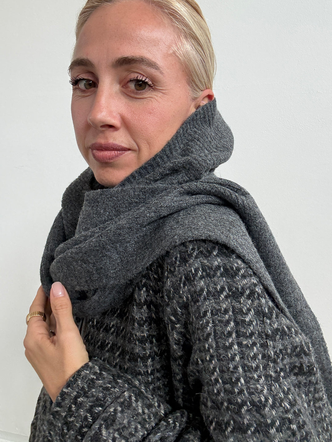 SCIARPA CAPPUCCIO DARKGREY