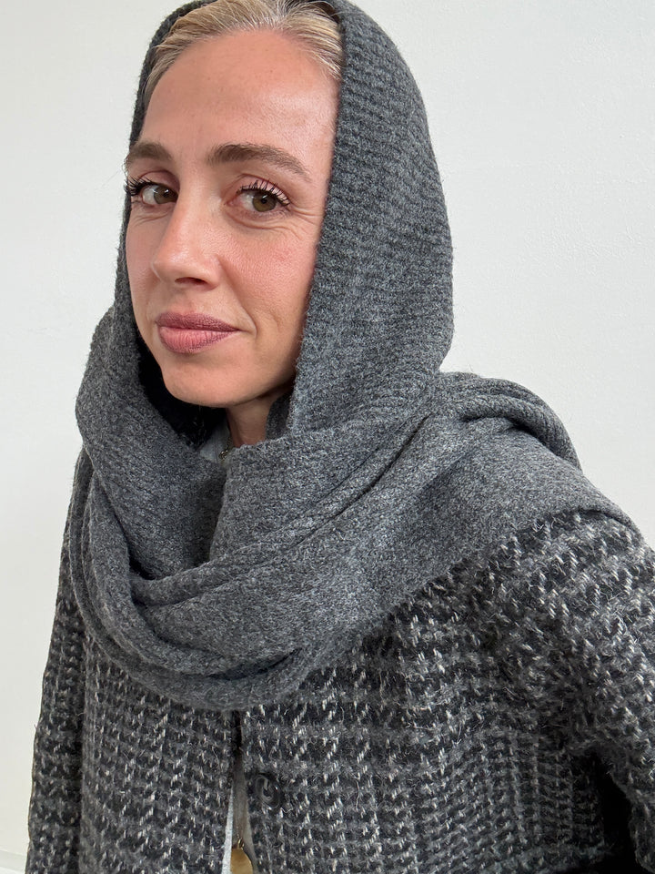 SCIARPA CAPPUCCIO DARKGREY