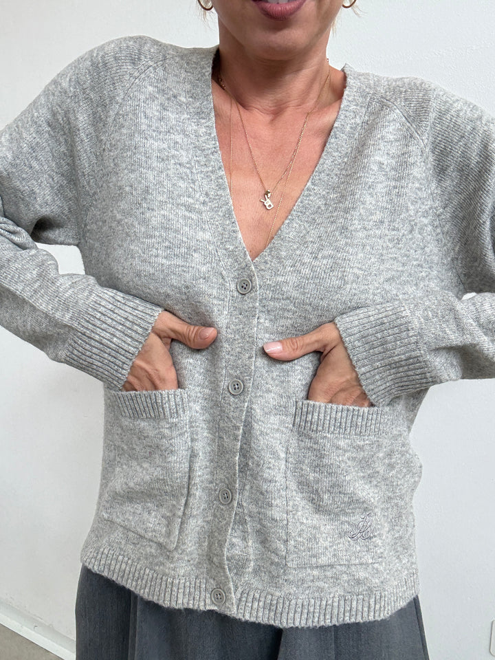 CARDIGAN VERA GRIGIO MEALANGE