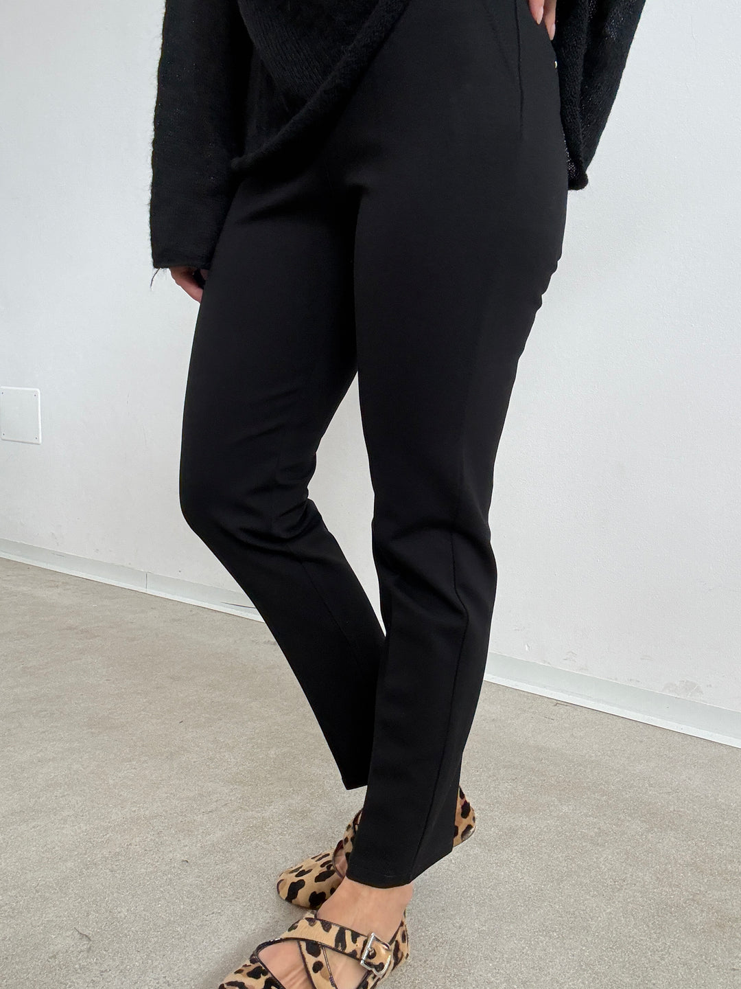 PANTA CARLOTTA STRETCH NERO
